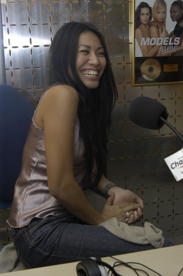 Anggun at Champagne Radio