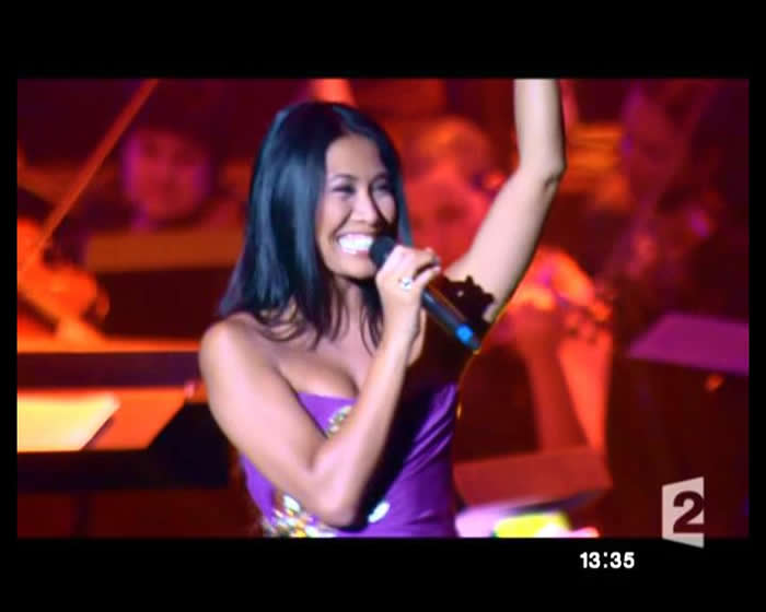 Anggun in concert at Night of the Proms in Charleroi - March 2006