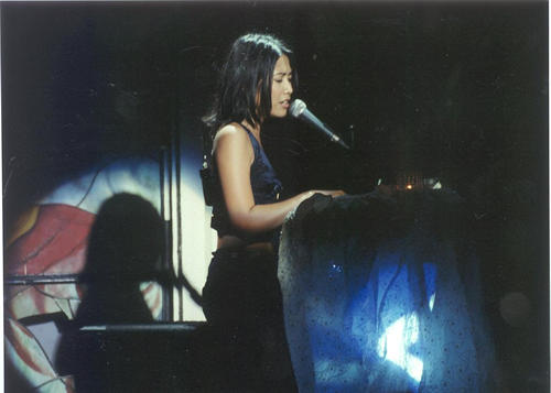 Anggun at the Philippine Concert in the Hard Rock Caf Makati of Manila on April 25th, 2001