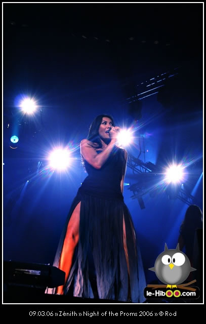 Anggun in concerts at Night of the Proms in Rouen (France) - 09.03.2006