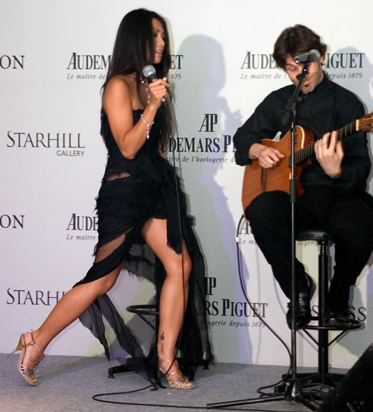 Anggun at the promotion of the 