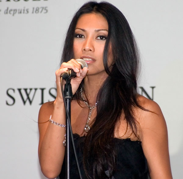 Anggun at the promotion of the 