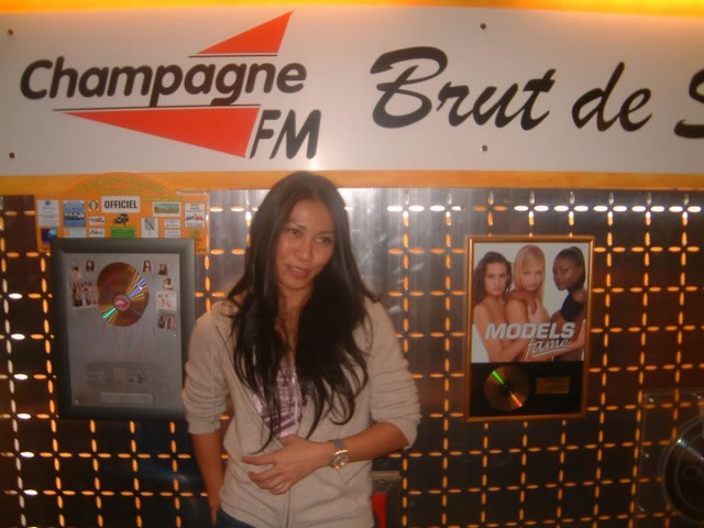 Anggun at Champagne Radio