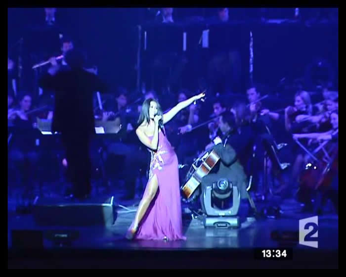 Anggun in concert at Night of the Proms in Charleroi - March 2006