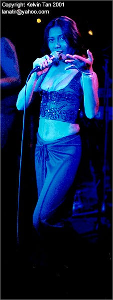The Anggun 27th birthday during the Kuala Lumpur concert on April 29th, 2001.<br>These pictures are kindly provided by Kelvin Tan - lanatir@yahoo.com
