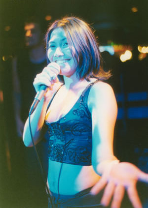 The Anggun 27th birthday during the Kuala Lumpur concert on April 29th, 2001.<br>These pictures are kindly provided by Kelvin Tan - lanatir@yahoo.com