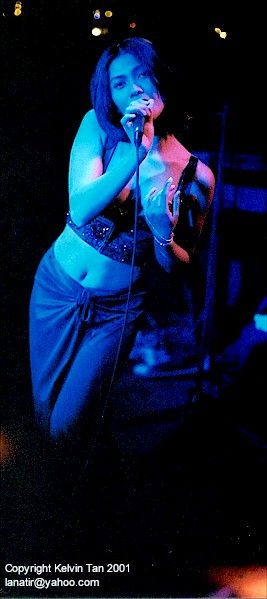 The Anggun 27th birthday during the Kuala Lumpur concert on April 29th, 2001.<br>These pictures are kindly provided by Kelvin Tan - lanatir@yahoo.com