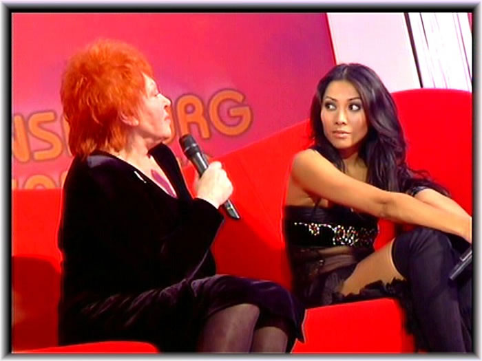 Anggun sing in TV