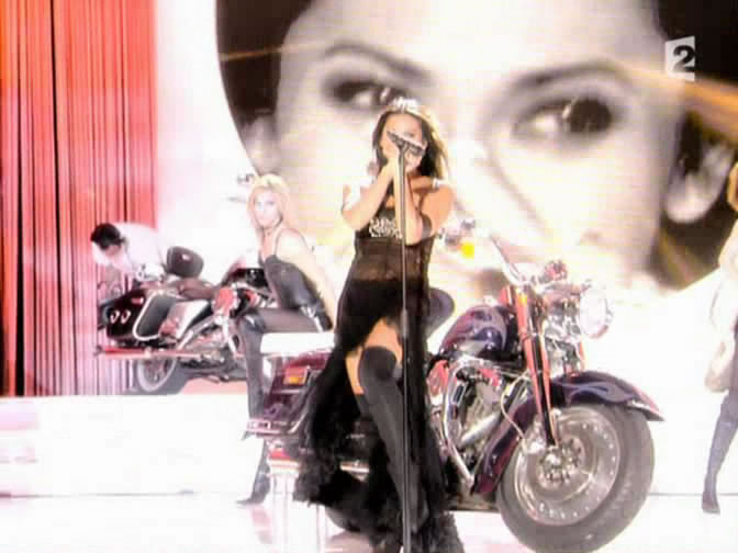 Anggun sing in TV