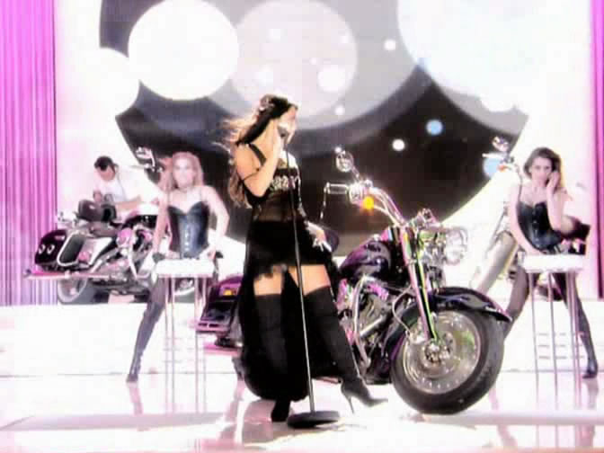 Anggun sing in TV