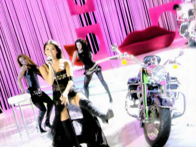 Anggun sing in TV