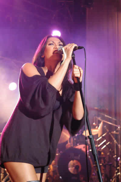 Anggun in Narbonne (France)