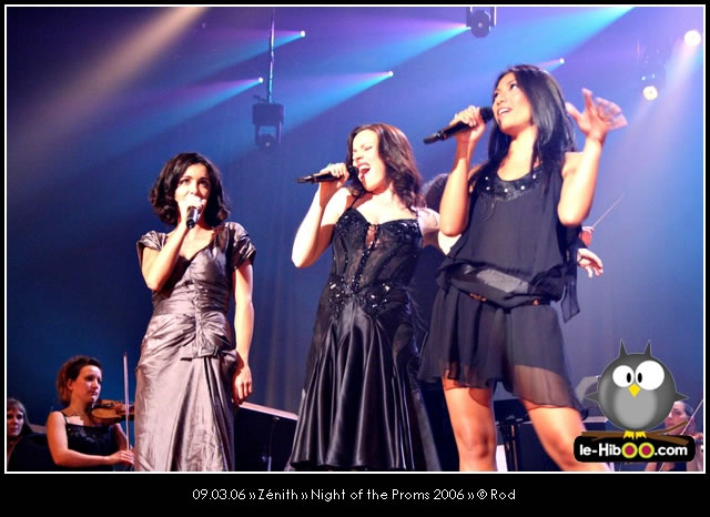 Anggun in concerts at Night of the Proms in Rouen (France) - 09.03.2006
